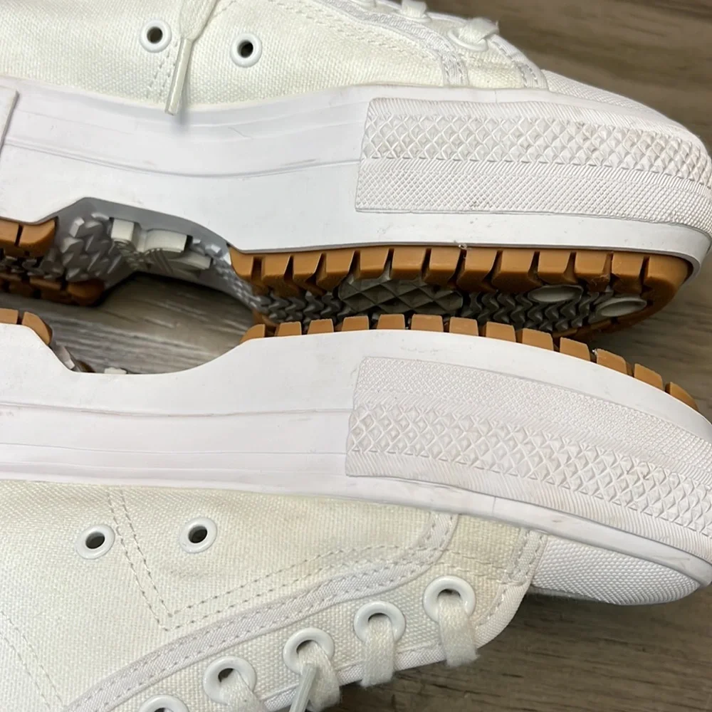 ADIDAS NEZZA TREK PLATFORM SHOES WOMENS WHITE SIZE 6.5